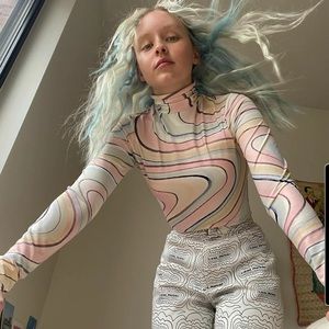 Lirika Matoshi Swirl Print top